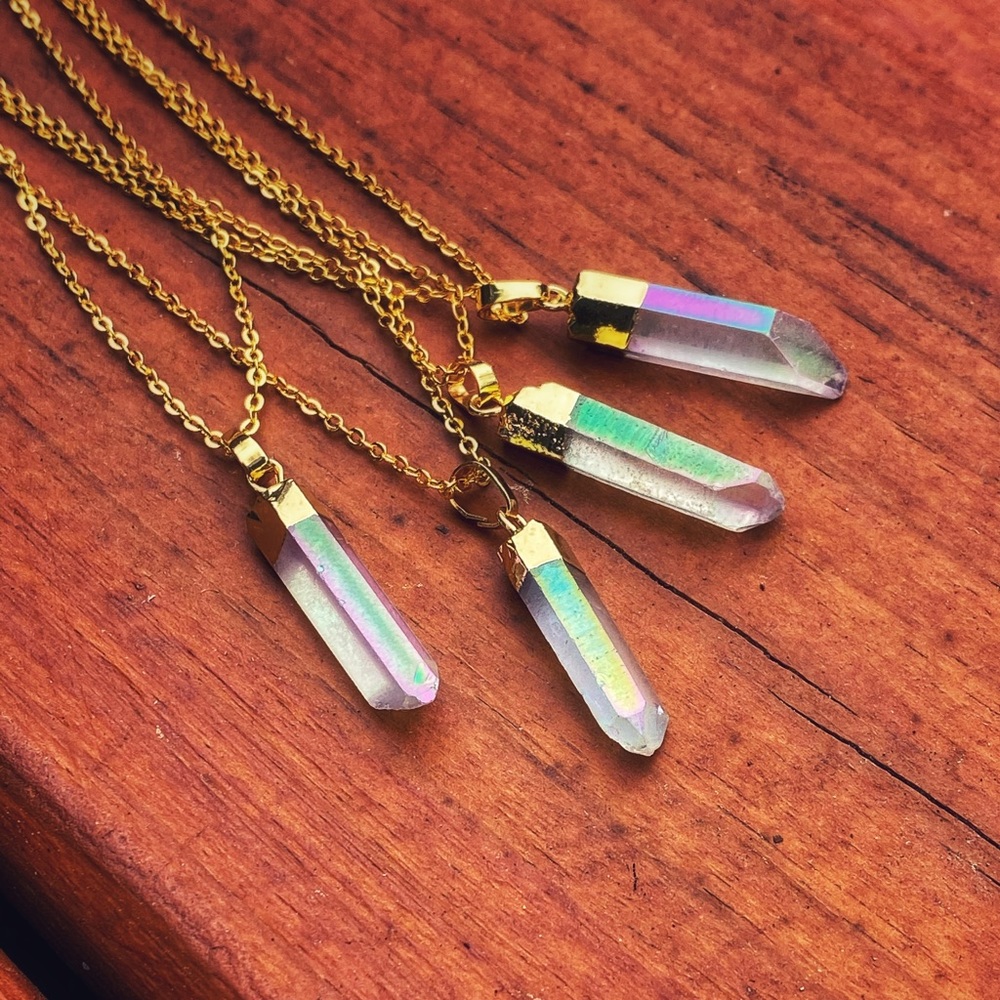Aura Quartz Necklace